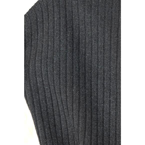 Topshop Black Ribbed Square Bodysuit Size 4 - Picture 6 of 6